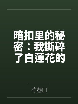 暗扣里的秘密:我撕碎了白莲花的假项链封面