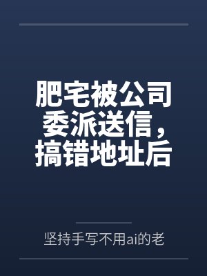 肥宅被公司委派送信笔趣阁无弹窗封面