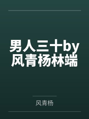 男人三十by风青杨林端封面