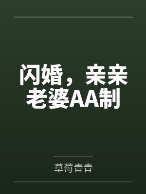 闪婚，亲亲老婆AA制封面