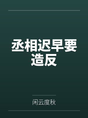 丞相迟早要造反封面