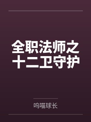 全职法师之十二卫守护封面