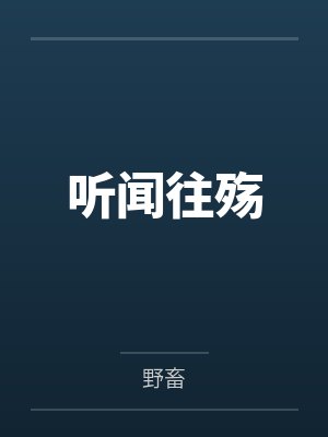 听闻往殇封面