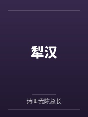 犁汉封面