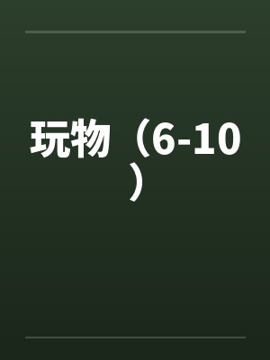 玩物（6-10）封面