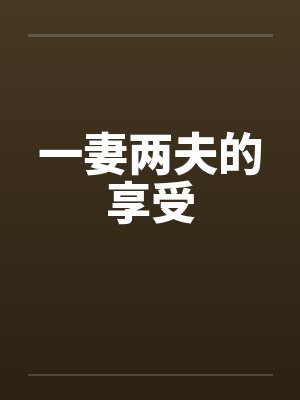 一妻两夫的享受封面