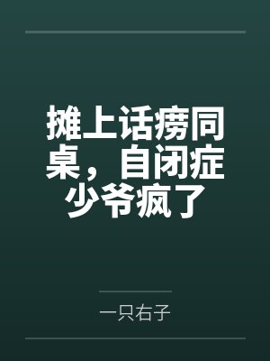 摊上话痨同桌,自闭症少爷疯了封面